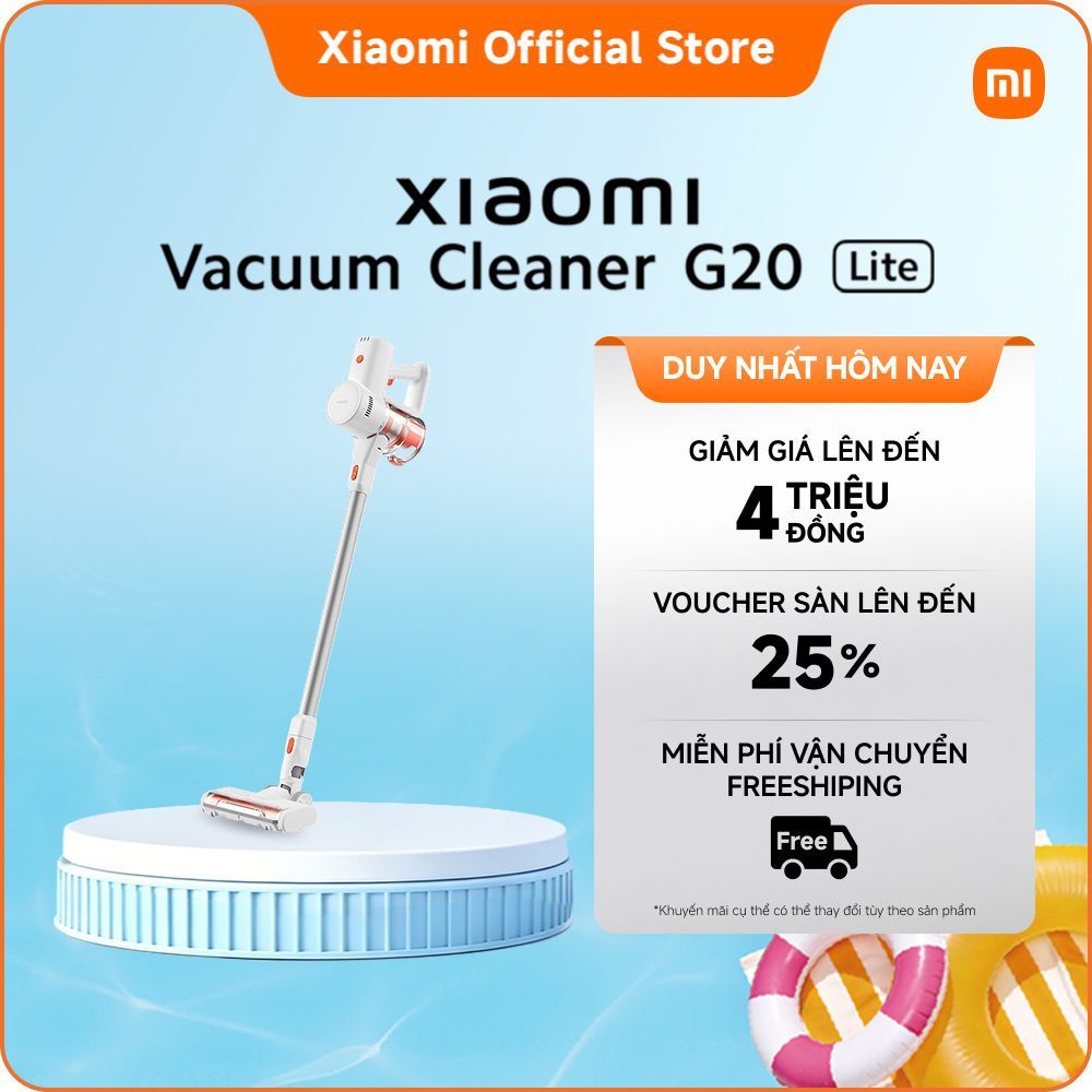Máy Hút Bụi Xiaomi G20 Lite EU |Công suất hút tối đa 18.000 Pa| Công nghệ phát hiện bụi bằng ánh sáng trắng