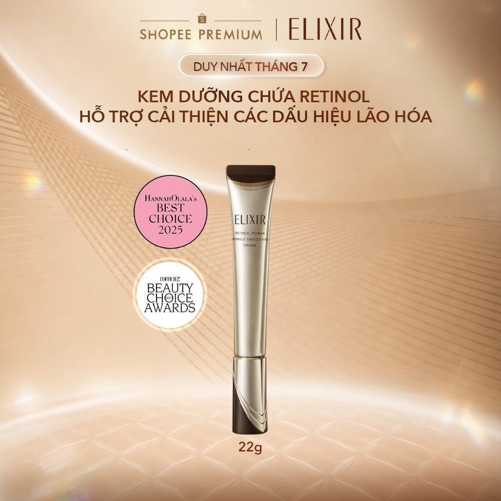 [SVIP] [CẢI TIẾN MỚI] Kem dưỡng Retinol cải thiện 11 loại nếp nhăn sâu ELIXIR RETINOL POWER WRINKLE 