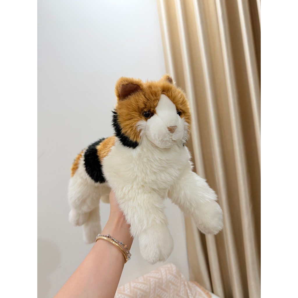 Gấu bông Mèo tam thể thú giống thật Douglas Cuddle Toy Weighted Puzzle