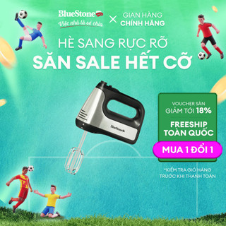 Máy Đánh Trứng Cầm Tay BlueStone HMB-6336 400W | 5 Tốc Độ + Turbo | Que Inox Mạ Crôm | Nhào Bột Đa Năng- BH 2 năm