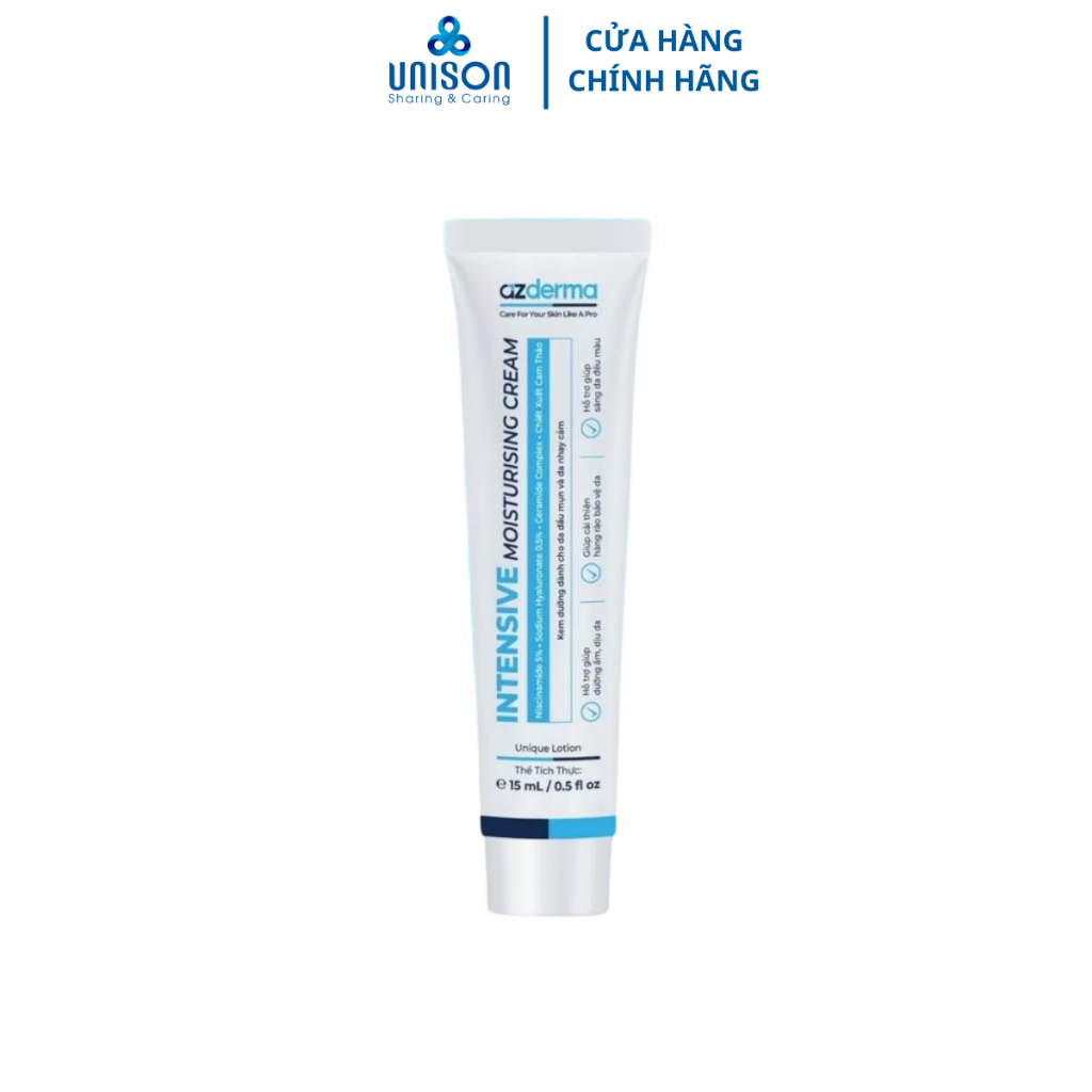 Kem dưỡng ẩm phục hồi da Intensive Moisturising Cream Azderma cải thiện hàng rào da