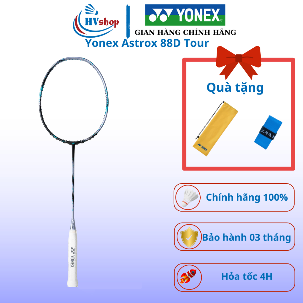Vợt cầu lông Yonex Astrox 88D Tour 2024, 88S Tour 2024, KHUNG CHƯA CĂNG, bảo hành 03 tháng - HVShop