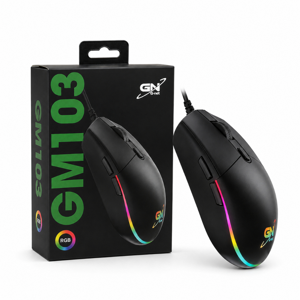 Chuột Gaming G-NET GM103 led RGB cho game thủ và văn phòng