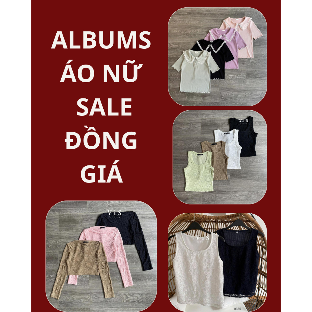 Vis Store - Albums sale áo ( hàng lẻ size, lẻ mẫu )