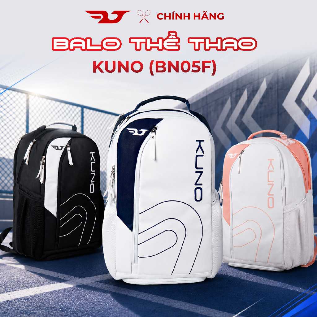 Balo Thể Thao KUNO Có Ngăn Đựng Giày Chống Nước, Balo Thể Thao Đựng Vợt Cầu Lông, Tennis, Pickleball