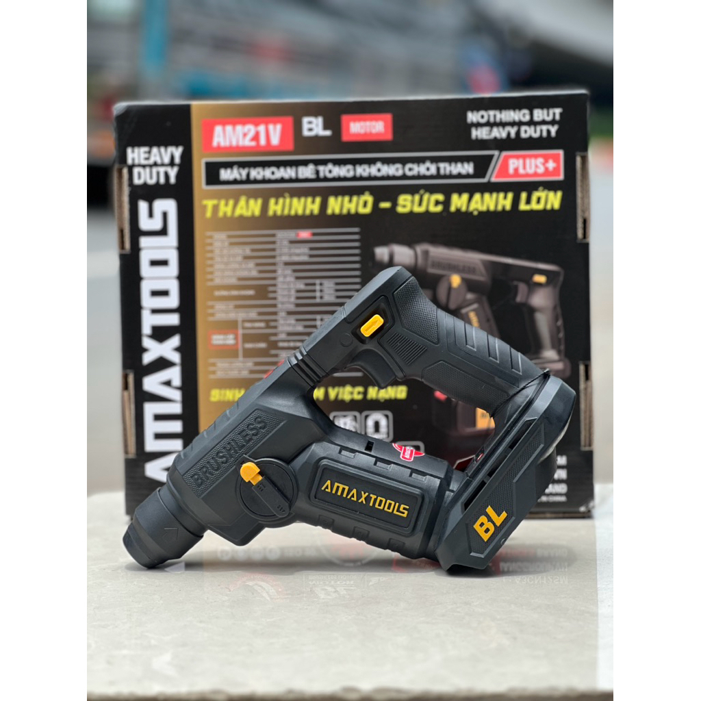 MÁY KHOAN BÊ TÔNG DÙNG PIN AMAXTOOLS A3CN12SM PLUS