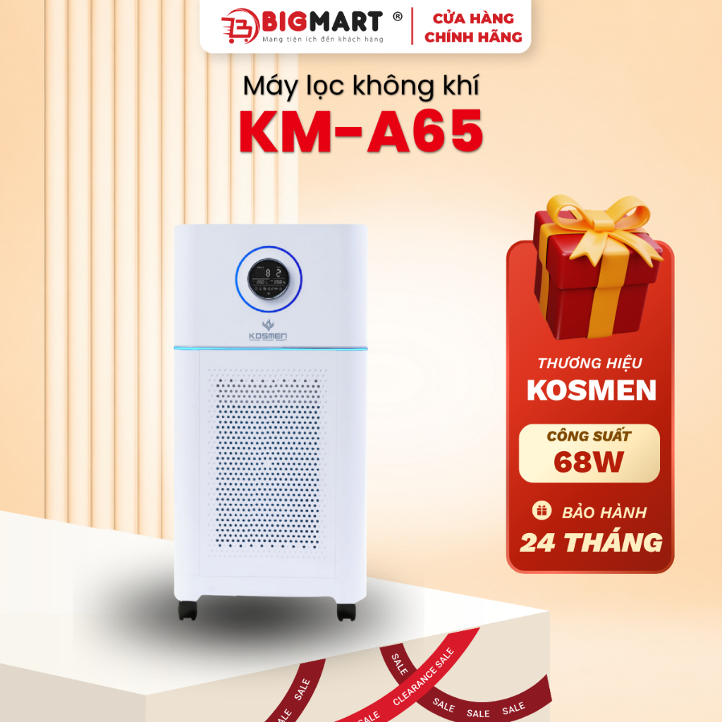Máy lọc không khí Kosmen KM-A65 68W