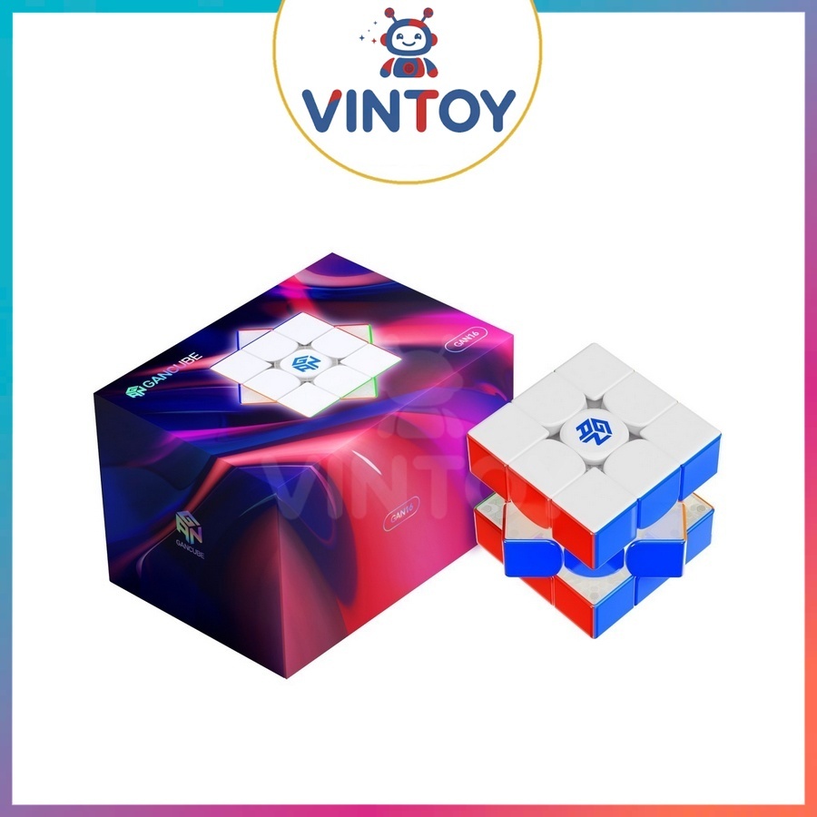 Rubik 3x3 Gan16 Maglev Max UV 2025 Rubic Gan 16 Nam Châm Flagship Cao Cấp Đồ Chơi Trí Tuệ Trẻ Em