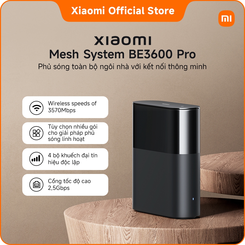 Bộ phát Wi-Fi Xiaomi Mesh System BE3600 Pro