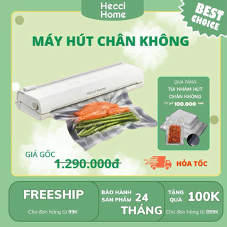 [KHÔNG KÉN TÚI] Máy hút chân không gia đình mini Hecci Home HC2700 - Hút chân không bảo vệ sức khoẻ