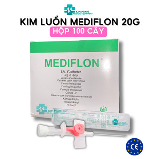 Hộp Kim luồn tĩnh mạch Mediflon size 20G 100 cây nhập khẩu Ấn Độ