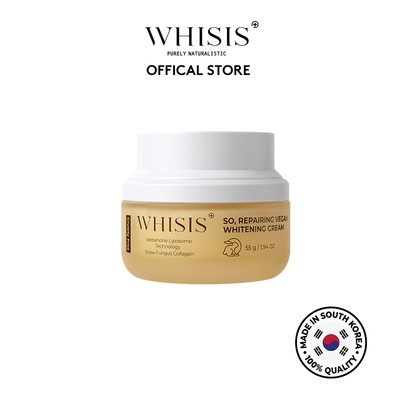 Kem Dưỡng Trắng Thuần Chay Cải Thiện Sạm Nám WHISIS So Repairing Vegan Whitening Cream 50g
