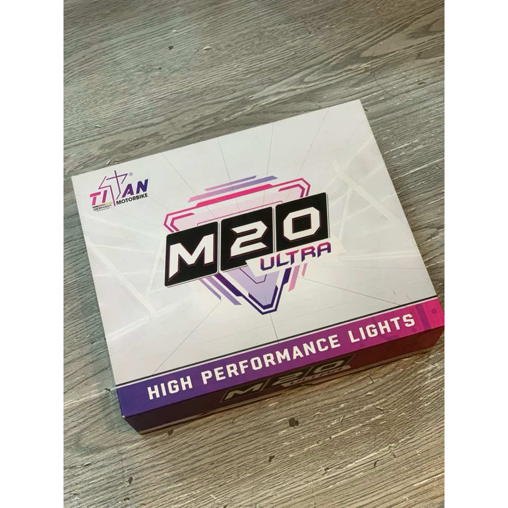 Đèn trợ sáng Titan M20 Ultra cos Trắng pha Vàng (giá 1 cái) - H2 Motocare