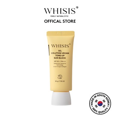 Kem Chống Nắng Đa Tầng Thuần Chay WHISIS So, Solution Vegan Tone-up Sun Block 50g