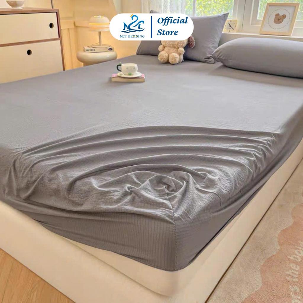 Ga trải giường Cotton Cooling M2T BEDDING - 1 ga giường Mềm, Min, Mát KHÔNG KÈM VỎ GỐI