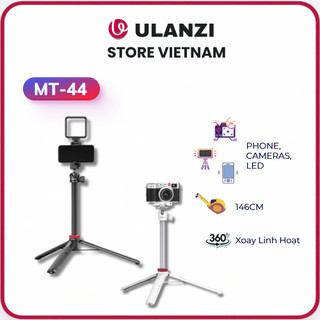 ULANZI MT-44 - Chân Tripod Đi Kèm Ngàm Kẹp Điện Thoại Chiều Cao 146CM