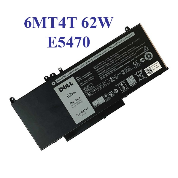 Pin 6MT4T thay thế Dell Latitude E5470 E5570 Precision 3510 6MT4T 62W LAPTOPMINHKHOI