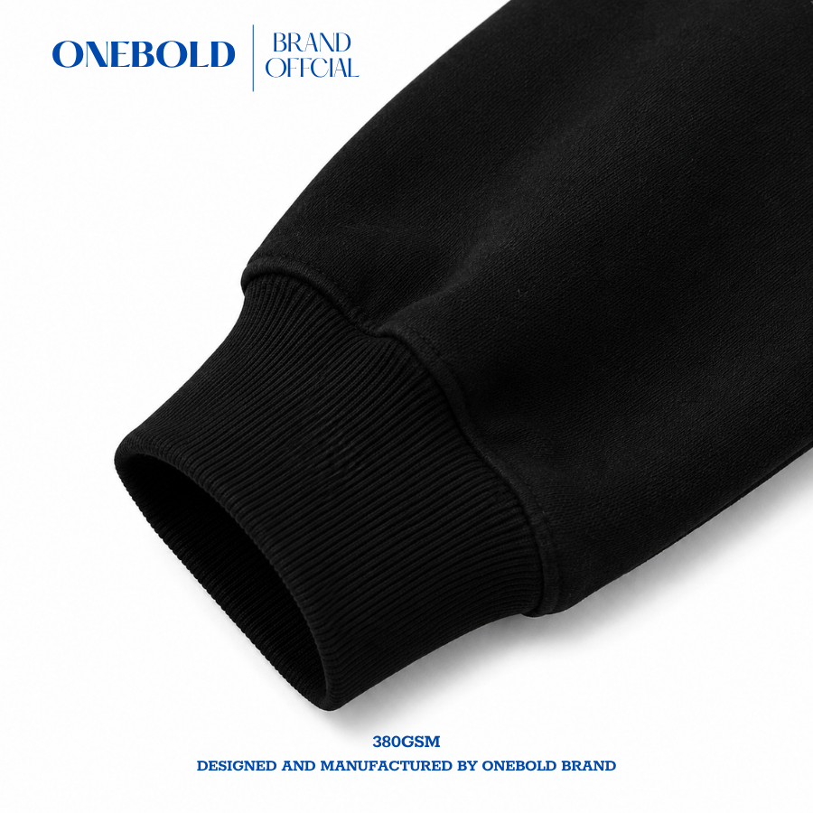 Áo Khoác Hoodie Zip ONEBOLD "Khóa 2 Đầu Nỉ Chân Cua" 380GSM, Áo Nỉ Form Rộng Mũ To Cúc Bấm Nam Nữ Phong Cách | BigBuy360 - bigbuy360.vn
