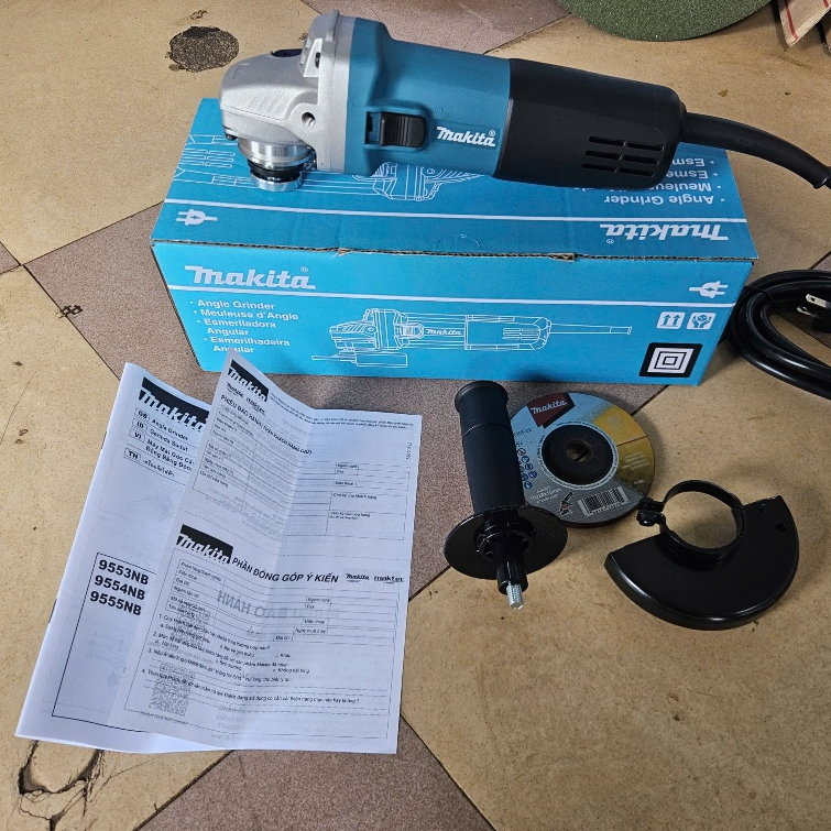 9553B, 9553NB Máy Cắt, Mài Góc 100mm 710W Chính Hãng Makita Việt Nam