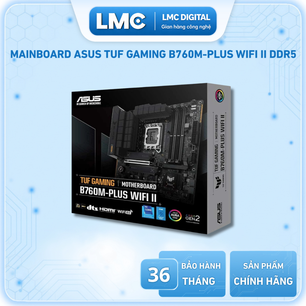 Mainboard Asus TUF Gaming B760M-PLUS WIFI II DDR5