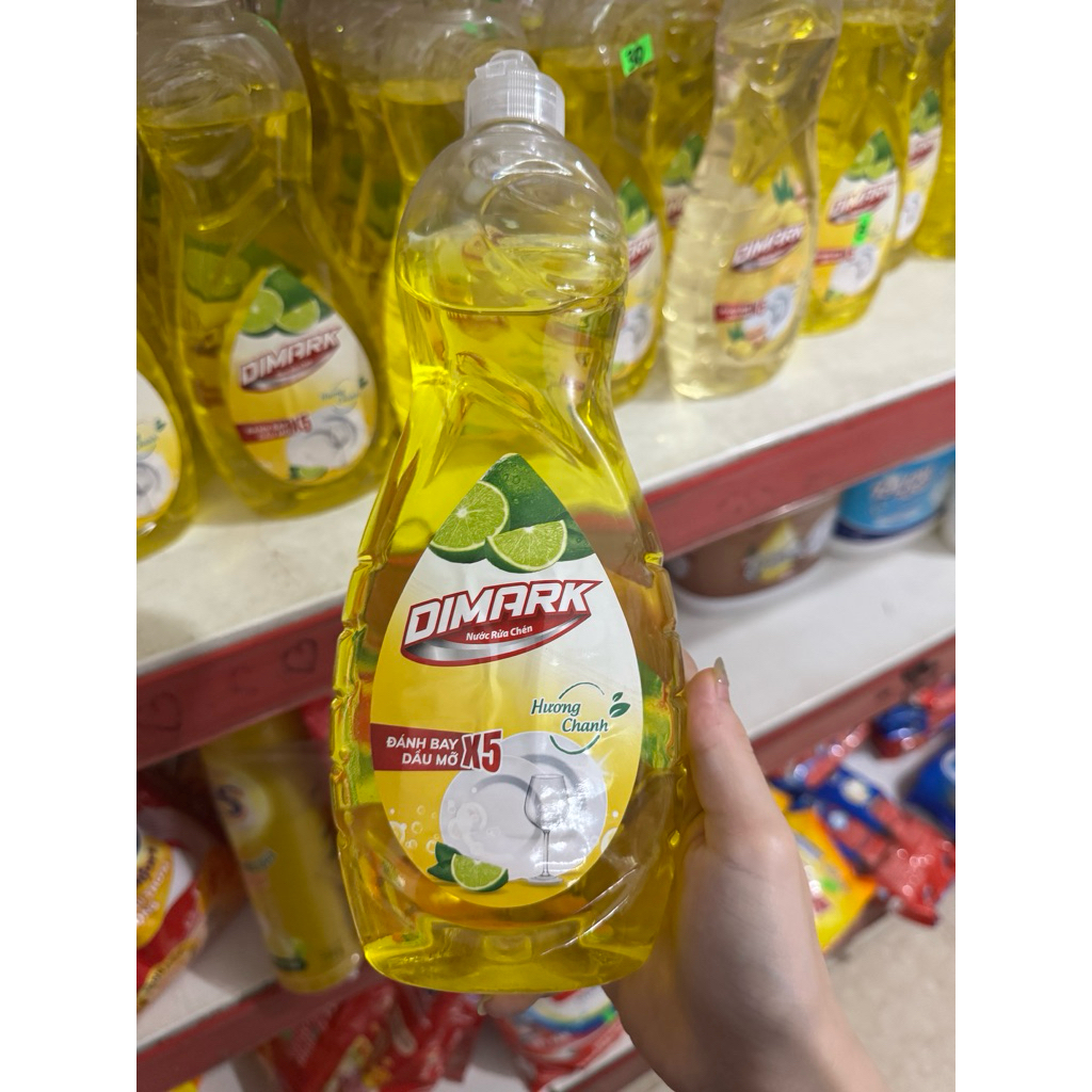 DẦU RỬA BÁT DIMARK hương chanh
