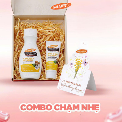 COMBO Quà Tặng "Chạm Nhẹ" Palmer's (Sữa dưỡng thể, Kem tay 96g)