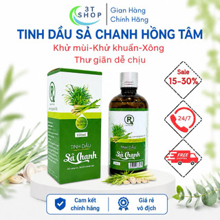 Tinh Dầu Sả Chanh nguyên chất Hồng Tâm đuổi muỗi hiệu,đuổi muỗi hiệu quả chai 100ml