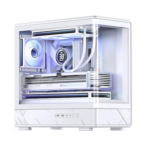 Vỏ máy tính/ Case Jonsbo D200 M-ATX (Trắng)