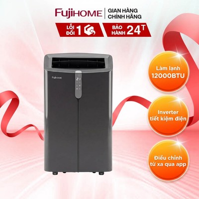 Điều hòa di động Fujihome PAC12PRO - Làm lạnh nhanh, Inverter tiết kiệm điện, BH 24 tháng