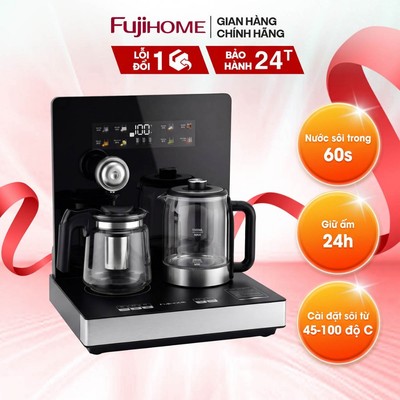 MÁY PHA TRÀ NƯỚC NÓNG ĐỂ BÀN THÔNG MINH THẾ HỆ MỚI FUJIHOME TB503T -  THIẾT KẾ HIỆN ĐẠI