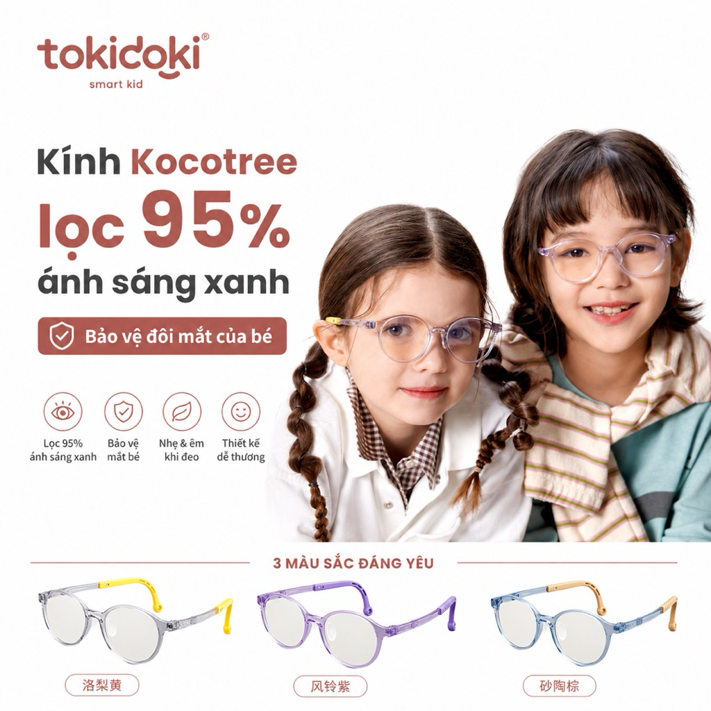 Kính bảo vệ mắt KOCOTREE dành cho bé từ 4–15 tuổi