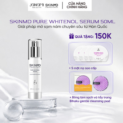 SKINMD PURE WHITENOL SERUM 50ml - tinh chất dưỡng chuyên sâu giảm nám, cải thiện và phục hồi da