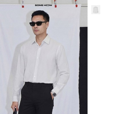 [New7] Áo Sơ Mi Relaxed Kẻ Passion, Chất Vải Linen Sọc Giữ Form Thoải Mái, SM0236, SOME HOW STORE