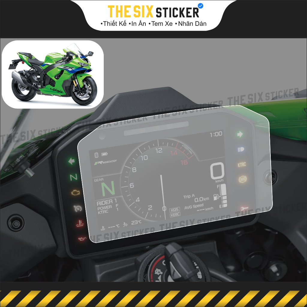 Miếng Dán Film PPF Đồng Hồ ZX10R 2026