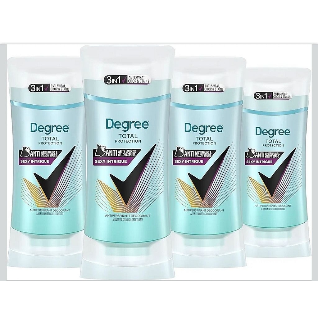 Lăn sáp khử mùi Degree Total Protection 3 in 1 72H cho NỮ chính hãng us