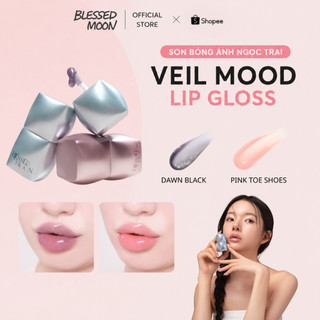 Blessed Moon Veil Mood Lip Gloss Chính Hãng | Son Bóng Hàn Quốc Ánh Ngọc Trai, Môi Căng Mọng, Bóng Nhẹ Tự Nhiên