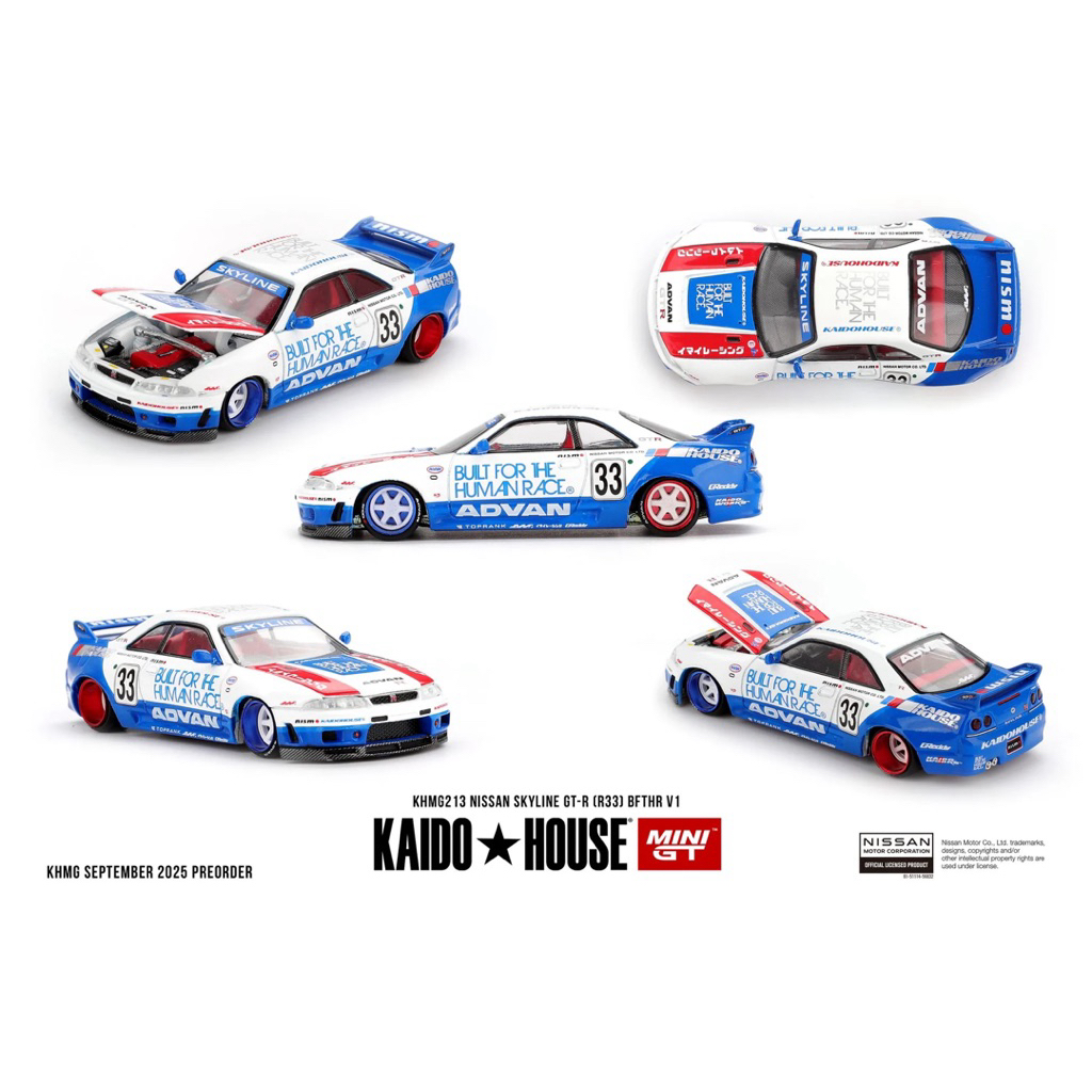 mohinhxeps-1/64_ Kaido House #213 Nissan Skyline GT-R (R33) BFTHR V1