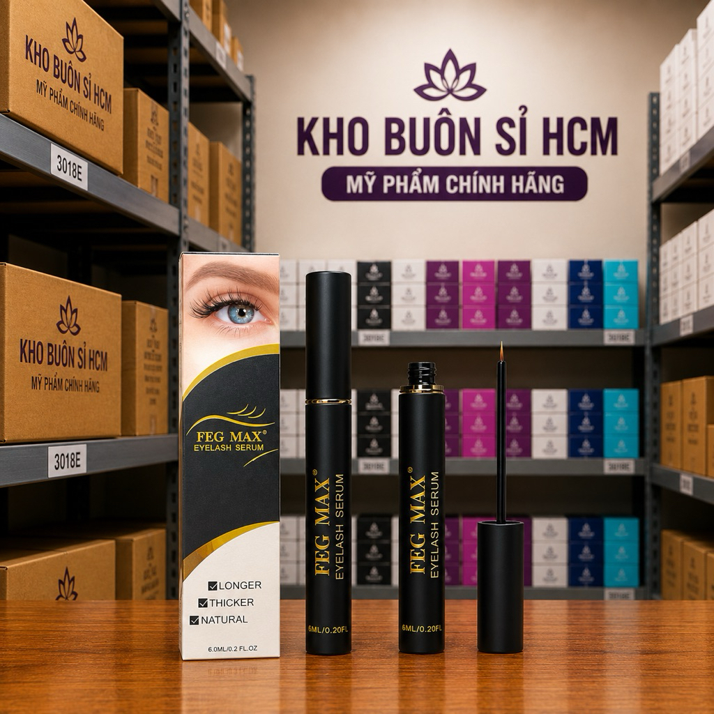 combo Serum dưỡng Mi feg max Eyelash Ngày & Đêm