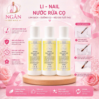 Nước rửa cọ li-nail cao cấp chai 200ml