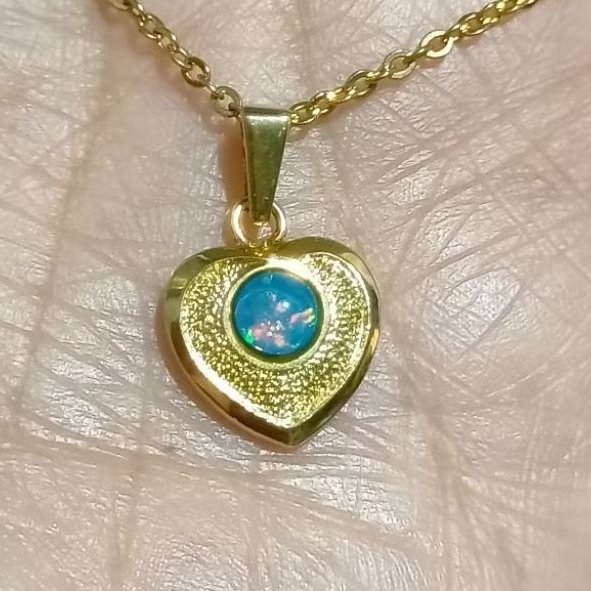 Dây chuyền đá Opal si tuyển nhật