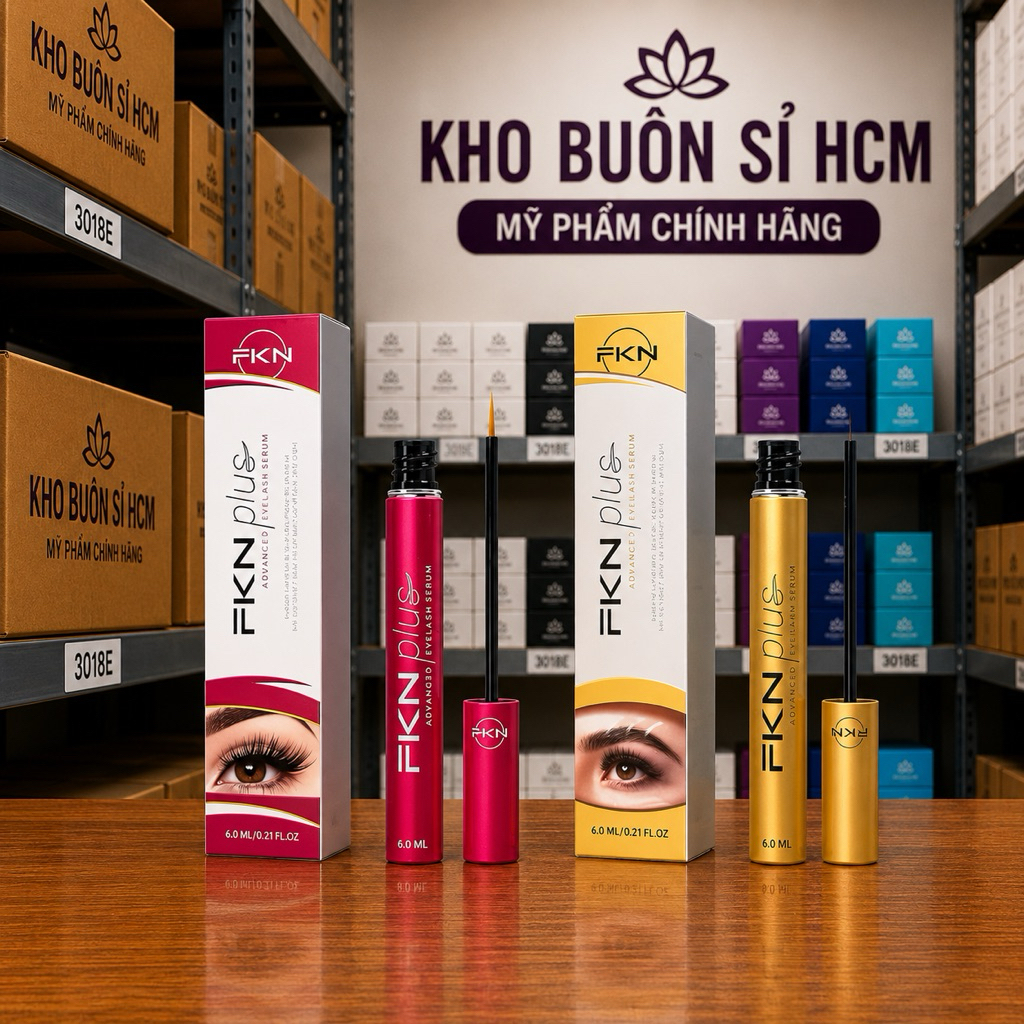 Combo Dưỡng Mi FKN PLus, mày fkn Mẫu mới , Giúp Mi Mày Đẹp Nhanh Trông Thấy