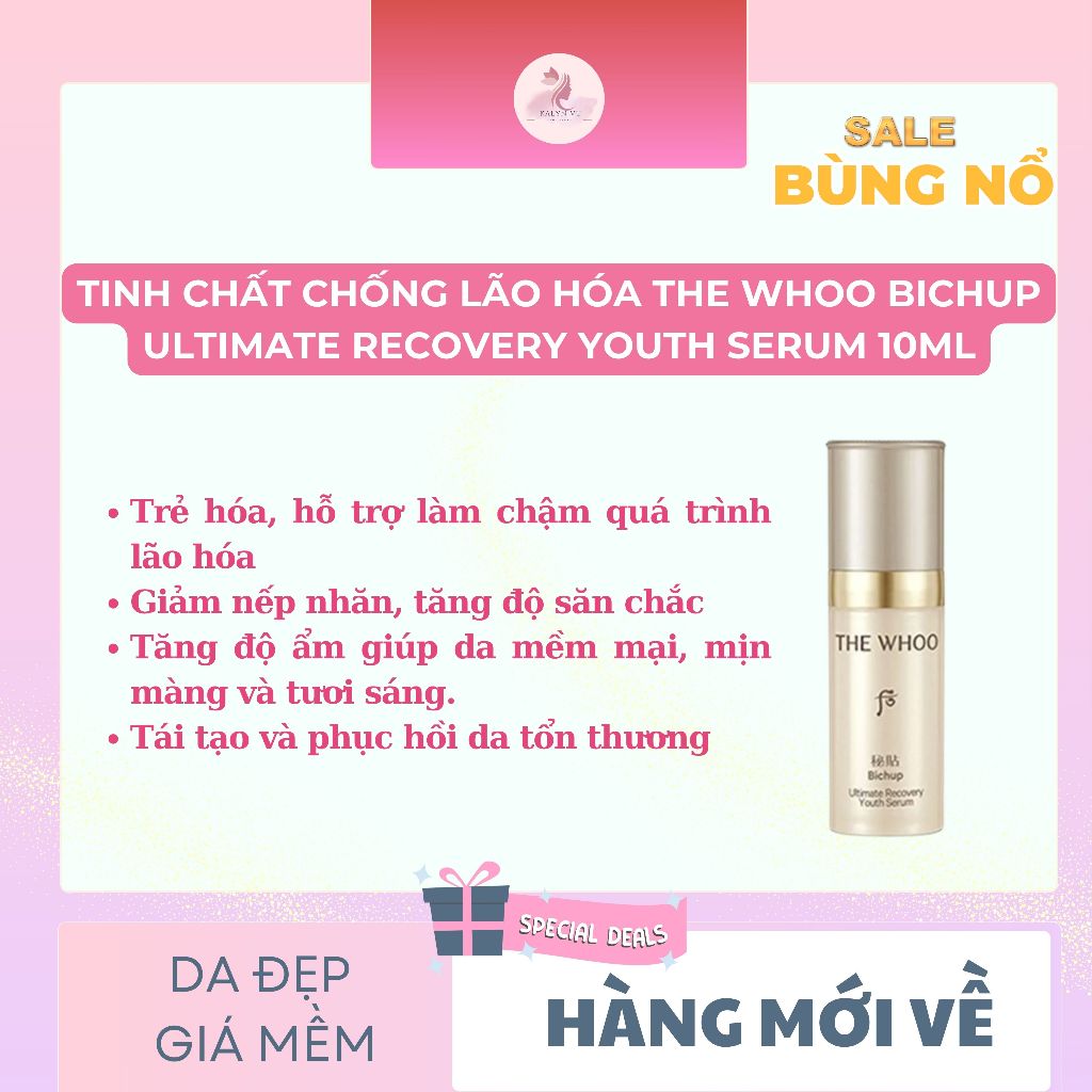 Serum Chống Lão Hóa The Whoo Bichup Ultimate Recovery Youth Serum 10ml