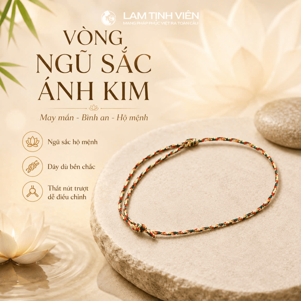Vòng Ngũ Sắc Ánh Kim - Lam Tịnh Viên