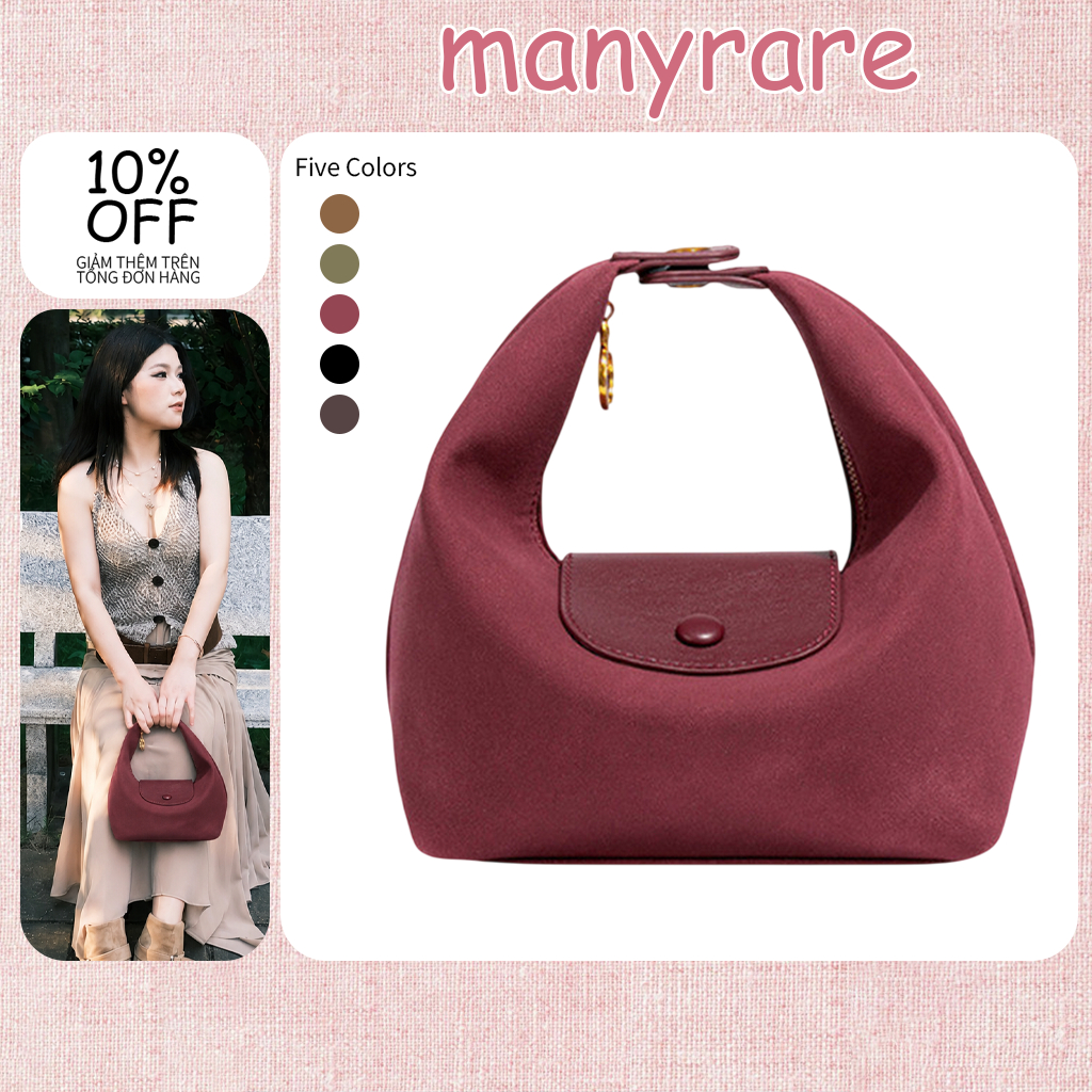 Manyrare Da lộn Suede Mira Bag Crossbody Đa dạng màu sắc - Đeo vai - Cầm tay - Túi xách Suede