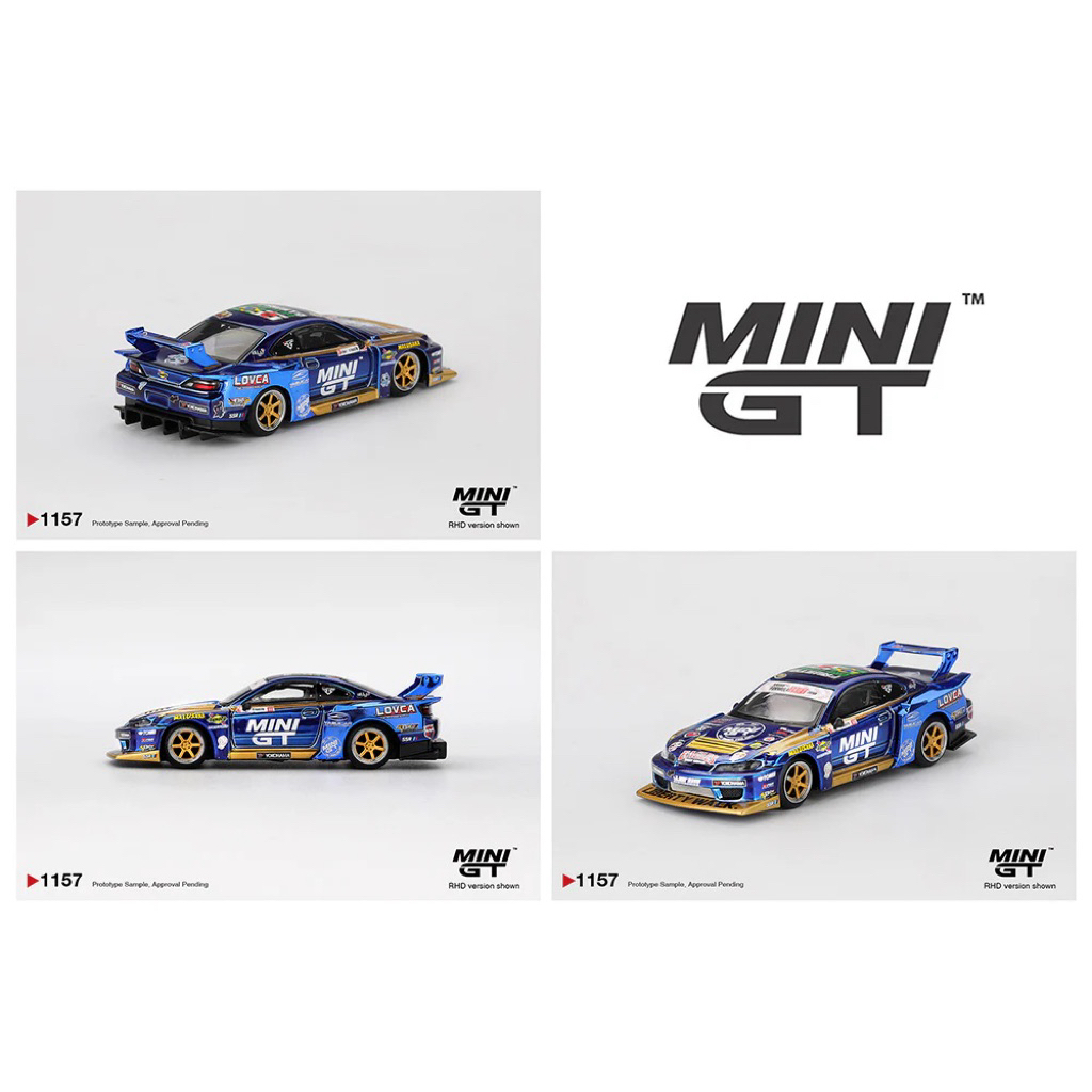 mohinhxeps-1/64_ Mini GT- #1157 NISSAN LB-SUPER SILHOUETTE S15 SILVIA #555 TEAM MINI GT LIBERTY WALK