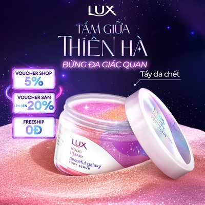 Tẩy da chết Lux Mood Library Peaceful Galaxy 360g