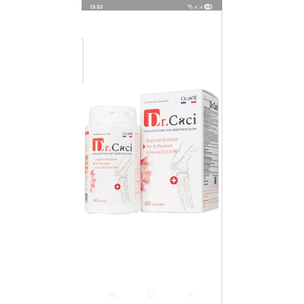 Viên uống giúp xương và răng chắc khỏe, giảm nguy cơ loãng xương Dr. Caci Ocavill (60 viên)