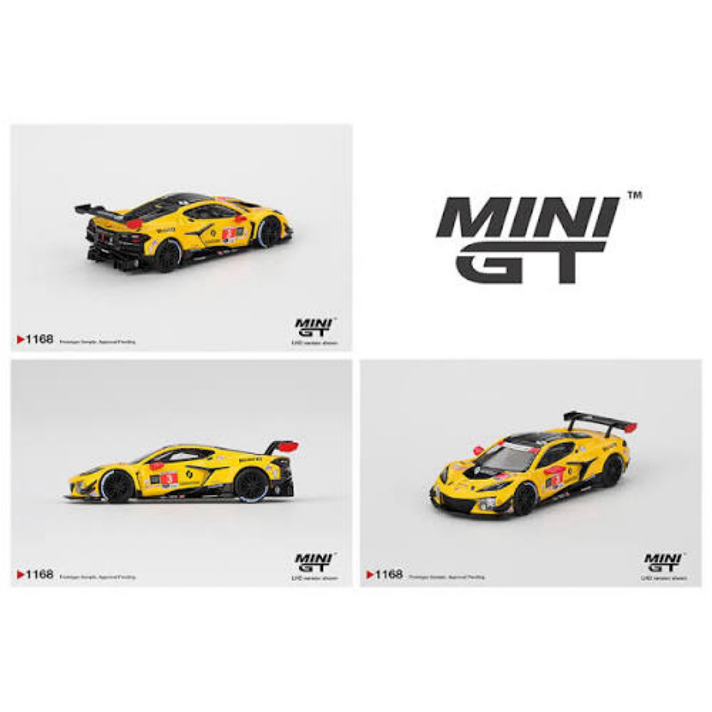 mohinhxeps-1/64_ Mini GT- #1168  Chevrolet Corvette Z06 GT3. R #3 Corvette Racing by Pratt Miller Mo