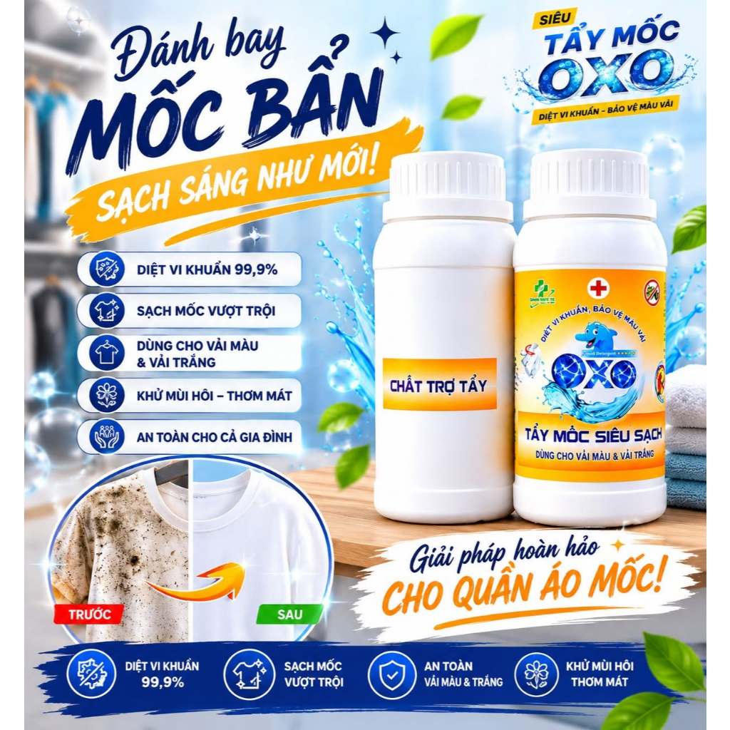 Siêu tẩy mốc cặp OXO