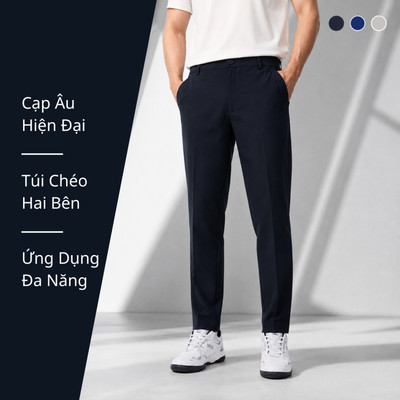 Quần Dài Nam Cạp Âu Livan LV26N04M310 – Thanh Lịch, Thoải Mái Cho Đi Làm, Đi Chơi Và Chơi Golf
